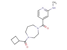 4-{[4-(cyclobutylcarbonyl)-1,4-diazepan-1-yl]carbonyl}-N-methylpyridin-2-amine