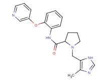 1-[(4-methyl-1H-imidazol-5-yl)methyl]-N-[2-(3-pyridinyloxy)phenyl]prolinamide
