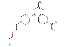 7-acetyl-2-methyl-4-[4-(2-propoxyethyl)piperazin-1-yl]-5,6,7,8-tetrahydropyrido[3,4-d]pyrimidine