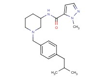 N-[1-(4-isobutylbenzyl)-3-piperidinyl]-1-methyl-1H-pyrazole-5-carboxamide