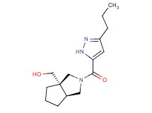 [(3aS*,6aS*)-2-[(3-propyl-1H-pyrazol-5-yl)carbonyl]hexahydrocyclopenta[c]pyrrol-3a(1H)-yl]methanol