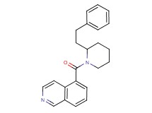 5-{[2-(2-phenylethyl)-1-piperidinyl]carbonyl}isoquinoline