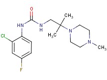 N-(2-chloro-4-fluorophenyl)-N'-[2-methyl-2-(4-methylpiperazin-1-yl)propyl]urea