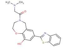 7-(1,3-benzothiazol-2-yl)-4-[(dimethylamino)acetyl]-2,3,4,5-tetrahydro-1,4-benzoxazepin-9-ol