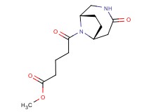 methyl 5-oxo-5-[(1S*,6R*)-4-oxo-3,9-diazabicyclo[4.2.1]non-9-yl]pentanoate