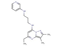 (5-ethyl-2,3-dimethylpyrazolo[1,5-a]pyrimidin-7-yl)[3-(3-pyridinylamino)propyl]amine