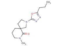 7-methyl-2-(5-propyl-1,3,4-oxadiazol-2-yl)-2,7-diazaspiro[4.5]decan-6-one