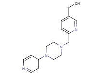 1-[(5-ethylpyridin-2-yl)methyl]-4-pyridin-4-ylpiperazine