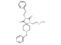 1-(2-methoxyethyl)-3-(2-phenylethyl)-8-(4-pyridinylmethyl)-1,3,8-triazaspiro[4.5]decane-2,4-dione