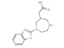 [1-(1,3-benzothiazol-2-yl)-1,4-diazepan-6-yl]acetic acid