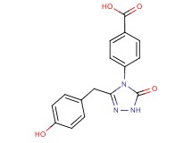 4-[3-(4-hydroxybenzyl)-5-oxo-1,5-dihydro-4H-1,2,4-triazol-4-yl]benzoic acid
