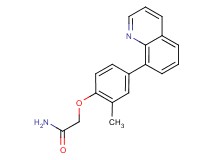 2-(2-methyl-4-quinolin-8-ylphenoxy)acetamide