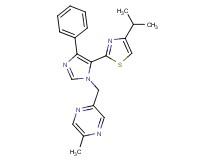 2-{[5-(4-isopropyl-1,3-thiazol-2-yl)-4-phenyl-1H-imidazol-1-yl]methyl}-5-methylpyrazine