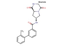 N-[(7S,8aS)-1,4-dioxooctahydropyrrolo[1,2-a]pyrazin-7-yl]-2'-methylbiphenyl-3-carboxamide