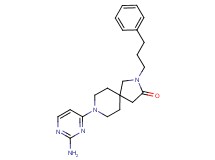 8-(2-amino-4-pyrimidinyl)-2-(3-phenylpropyl)-2,8-diazaspiro[4.5]decan-3-one