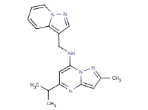 5-isopropyl-2-methyl-N-(pyrazolo[1,5-a]pyridin-3-ylmethyl)pyrazolo[1,5-a]pyrimidin-7-amine