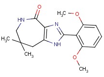 2-(2,6-dimethoxyphenyl)-7,7-dimethyl-5,6,7,8-tetrahydroimidazo[4,5-c]azepin-4(1H)-one
