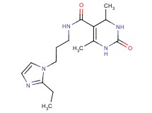 N-[3-(2-ethyl-1H-imidazol-1-yl)propyl]-4,6-dimethyl-2-oxo-1,2,3,4-tetrahydropyrimidine-5-carboxamide