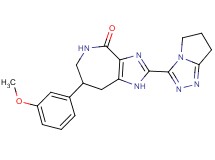 2-(6,7-dihydro-5H-pyrrolo[2,1-c][1,2,4]triazol-3-yl)-7-(3-methoxyphenyl)-5,6,7,8-tetrahydroimidazo[4,5-c]azepin-4(1H)-one