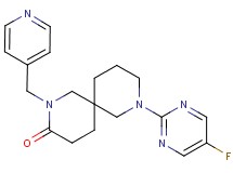 8-(5-fluoro-2-pyrimidinyl)-2-(4-pyridinylmethyl)-2,8-diazaspiro[5.5]undecan-3-one