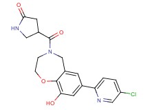 4-{[7-(5-chloropyridin-2-yl)-9-hydroxy-2,3-dihydro-1,4-benzoxazepin-4(5H)-yl]carbonyl}pyrrolidin-2-one