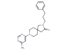 8-(6-amino-4-pyrimidinyl)-2-(3-phenylpropyl)-2,8-diazaspiro[4.5]decan-3-one