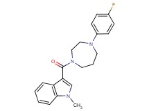 3-{[4-(4-fluorophenyl)-1,4-diazepan-1-yl]carbonyl}-1-methyl-1H-indole