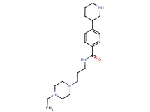 N-[3-(4-ethylpiperazin-1-yl)propyl]-4-piperidin-3-ylbenzamide