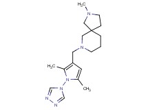 7-{[2,5-dimethyl-1-(4H-1,2,4-triazol-4-yl)-1H-pyrrol-3-yl]methyl}-2-methyl-2,7-diazaspiro[4.5]decane