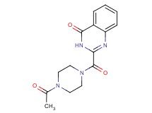 2-[(4-acetyl-1-piperazinyl)carbonyl]-4(3H)-quinazolinone