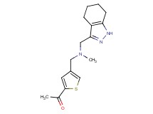 1-(4-{[methyl(4,5,6,7-tetrahydro-1H-indazol-3-ylmethyl)amino]methyl}-2-thienyl)ethanone