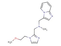 (imidazo[1,2-a]pyridin-3-ylmethyl){[1-(2-methoxyethyl)-1H-imidazol-2-yl]methyl}methylamine