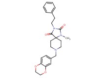8-(2,3-dihydro-1,4-benzodioxin-6-ylmethyl)-1-methyl-3-(2-phenylethyl)-1,3,8-triazaspiro[4.5]decane-2,4-dione