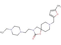 3-[2-(4-ethylpiperazin-1-yl)ethyl]-8-[(5-methyl-2-furyl)methyl]-1-oxa-3,8-diazaspiro[4.5]decan-2-one