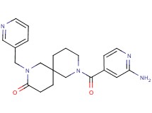 8-(2-aminoisonicotinoyl)-2-(pyridin-3-ylmethyl)-2,8-diazaspiro[5.5]undecan-3-one