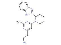 (2-{6-[2-(1H-benzimidazol-2-yl)piperidin-1-yl]-2-methylpyrimidin-4-yl}ethyl)amine
