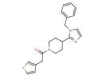 4-(1-benzyl-1H-imidazol-2-yl)-1-(3-thienylacetyl)piperidine