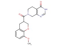 7-[(8-methoxy-3,4-dihydro-2H-chromen-3-yl)carbonyl]-5,6,7,8-tetrahydropyrido[3,4-d]pyrimidin-4(3H)-one