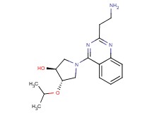 rel-(3S,4S)-1-[2-(2-aminoethyl)-4-quinazolinyl]-4-isopropoxy-3-pyrrolidinol dihydrochloride