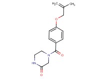 4-{4-[(2-methylprop-2-en-1-yl)oxy]benzoyl}piperazin-2-one