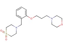 4-(3-{2-[(1,1-dioxidothiomorpholin-4-yl)methyl]phenoxy}propyl)morpholine