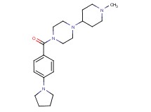 1-(1-methylpiperidin-4-yl)-4-(4-pyrrolidin-1-ylbenzoyl)piperazine