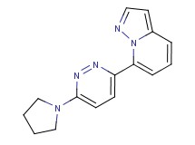 7-(6-pyrrolidin-1-ylpyridazin-3-yl)pyrazolo[1,5-a]pyridine