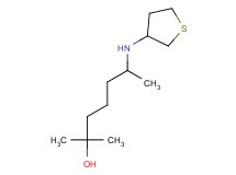 2-methyl-6-(tetrahydro-3-thienylamino)-2-heptanol trifluoroacetate (salt)