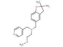 N-[(2,2-dimethyl-2,3-dihydro-1-benzofuran-5-yl)methyl]-2-methoxy-N-(pyridin-4-ylmethyl)ethanamine