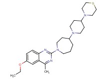 6-ethoxy-4-methyl-2-{4-[4-(4-thiomorpholinyl)-1-piperidinyl]-1-azepanyl}quinazoline
