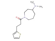 N,N-dimethyl-1-[3-(2-thienyl)propanoyl]-4-azepanamine