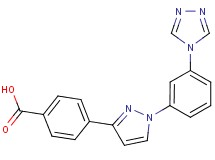4-{1-[3-(4H-1,2,4-triazol-4-yl)phenyl]-1H-pyrazol-3-yl}benzoic acid