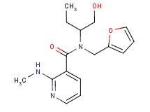 N-(2-furylmethyl)-N-[1-(hydroxymethyl)propyl]-2-(methylamino)nicotinamide