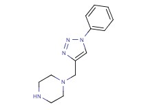 1-[(1-phenyl-1H-1,2,3-triazol-4-yl)methyl]piperazine hydrochloride